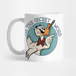 Secret Word Groucho Duckie Mug